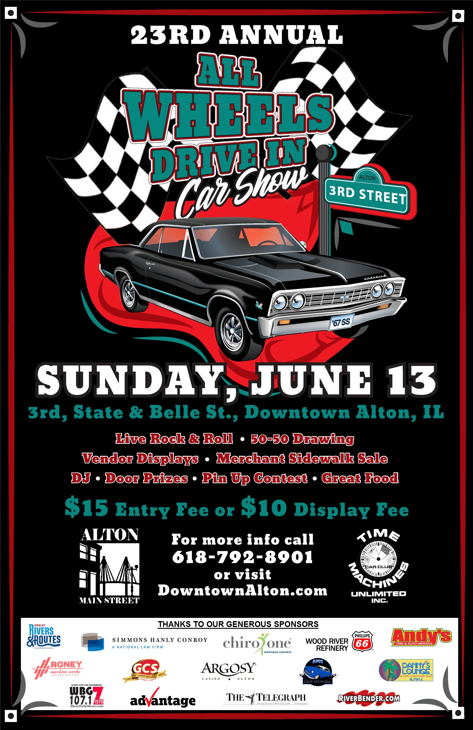 All-Wheels Drive-In Car Show – Alton Main Street