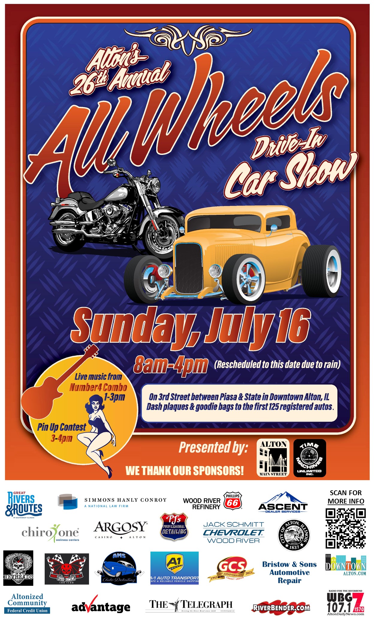 AllWheels DriveIn Car Show Alton Main Street