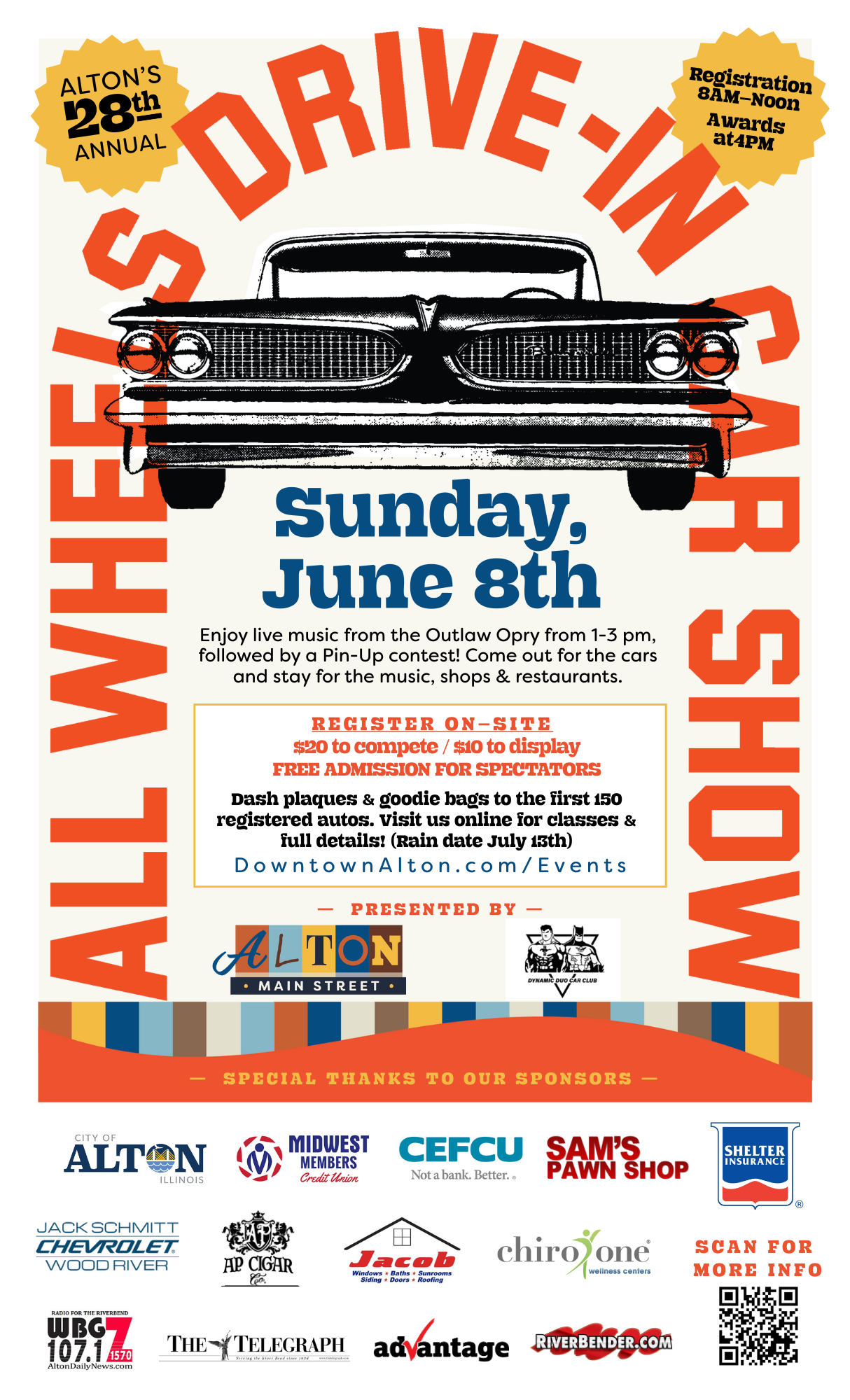 AMS Car Show Poster 2025