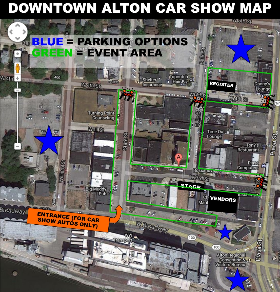 Car Show Map 2025