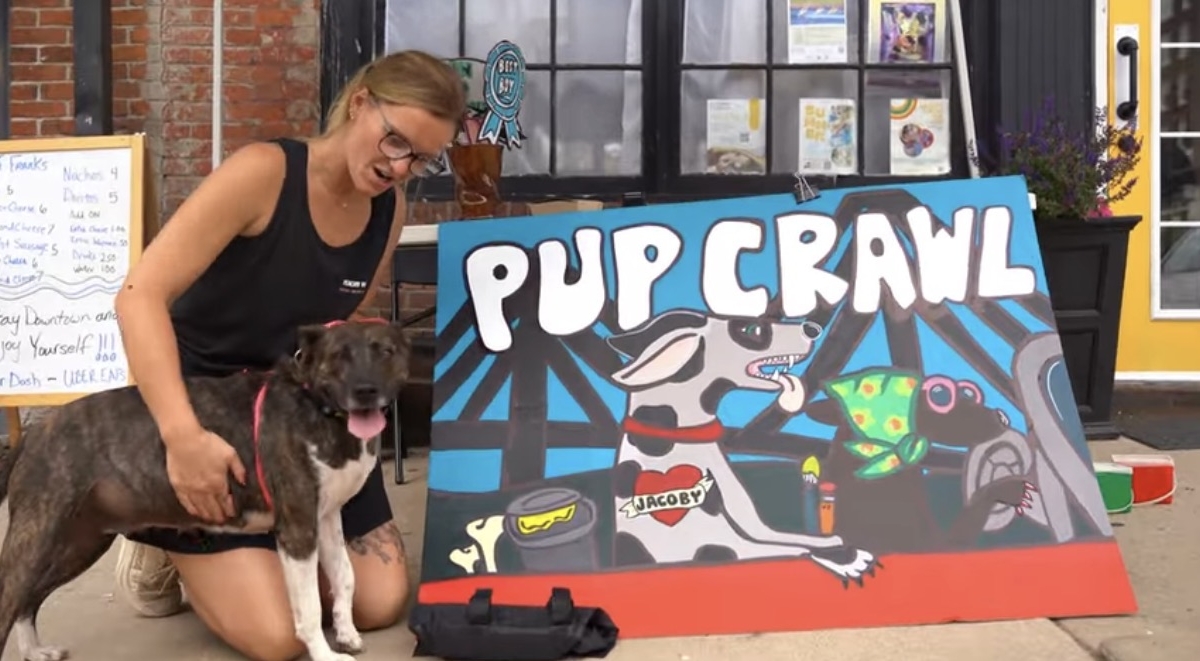Check out our video “Pup Crawl 2026”
